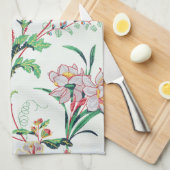 France 1830 Floral Botanical Wildflowers Theedoek (Quarter Fold)