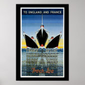 France Afloat - Franse lijn Poster (Voorkant)