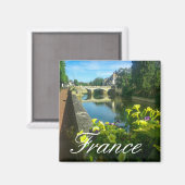 France Architecture Cityscape Stone Bridge Magneet (Voorkant / Achterkant)