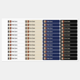 France Art Deco Flag | Custom Iron-On Name Label