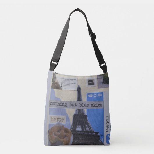 France Art Journal Crossbody Tas (Voorkant)
