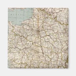 France Atlas Map Magneet
