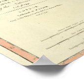 France Atlas Map met Bishops Poster (Hoek)