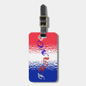 France Bag Label Bagagelabel (Voorkant verticaal)