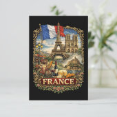 France Bedankkaart (Staand voorkant)