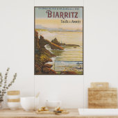 France Biarritz Poster (Keuken)
