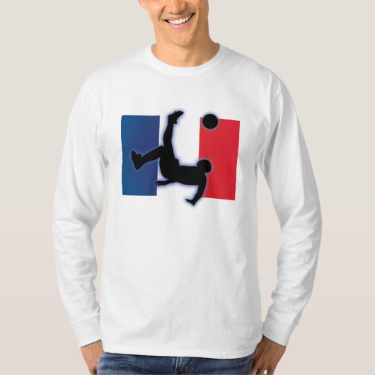 France Bicycle Kick T-shirt (Voorkant)