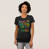 France Born Made In Frankrijk T-shirt (Voorkant volledig)