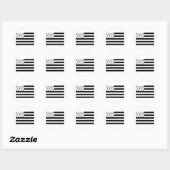 France Brittany Flag Ronde Sticker (Vel)