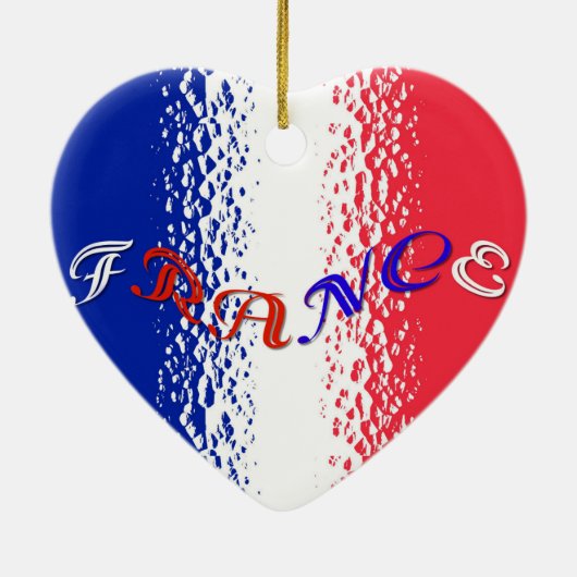 France Ceramic Ornament (Achterkant)