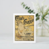 France-Champagne Briefkaart (Staand voorkant)