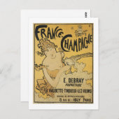 France-Champagne Briefkaart (Voorkant / Achterkant)