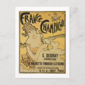 France-Champagne Briefkaart (Voorkant)