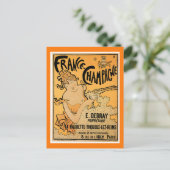 France Champagne  Drink Briefkaart (Staand voorkant)