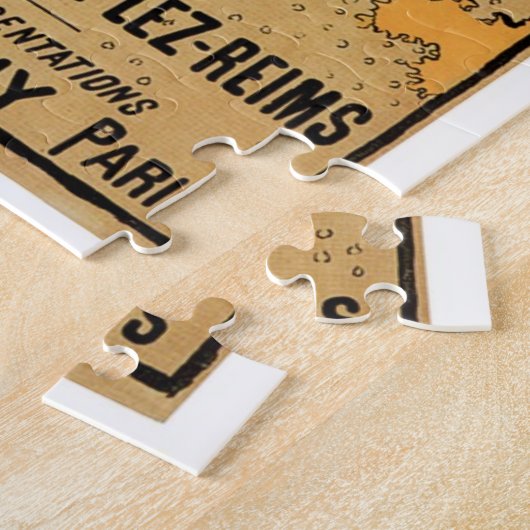 France Champagne Drink wijn Legpuzzel (Zijkant)