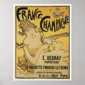 France-Champagne Poster (Voorkant)