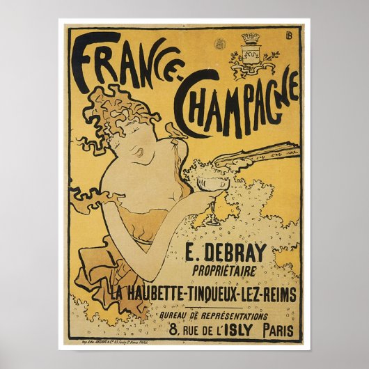 France-Champagne Poster (Voorkant)