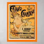 France Champagne  Poster (Voorkant)