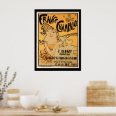 France Champagne Vintage Wine Drink Ad Art Poster (Keuken)