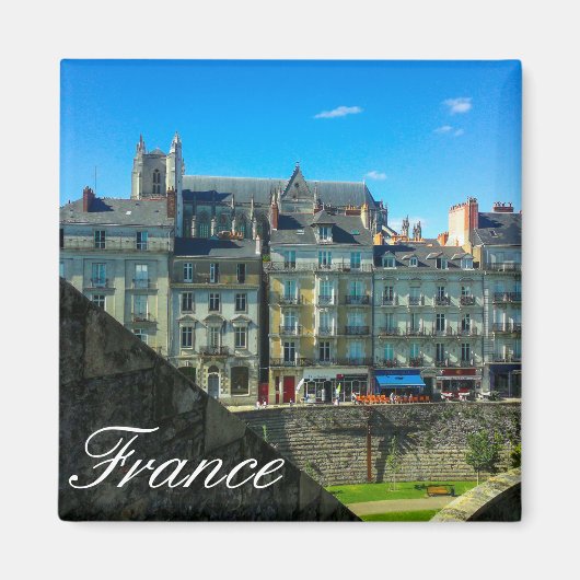 France Cityscape Buildings Uitzicht Magneet (Voorkant)