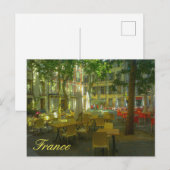 France Cityscape Cafe Restaurant Architecture Briefkaart (Voorkant / Achterkant)