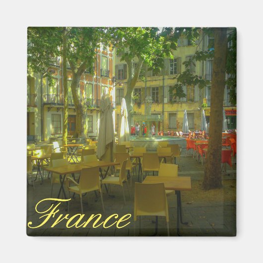 France Cityscape Cafe Restaurant Architecture Magneet (Voorkant)