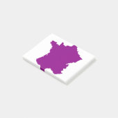 France Country Europe Map Post-it® Notes (Schuin)