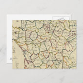 France departments briefkaart (Voorkant / Achterkant)