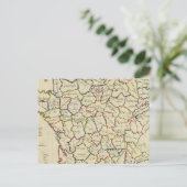 France departments briefkaart (Staand voorkant)