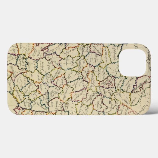 France departments Case-Mate iPhone case (Achterkant (horizontaal))