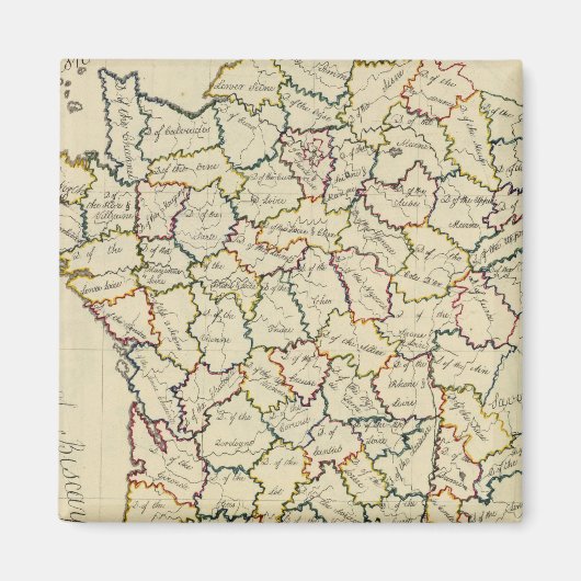 France departments magneet (Voorkant)