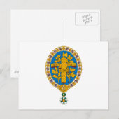 France Emblem Briefkaart (Voorkant / Achterkant)