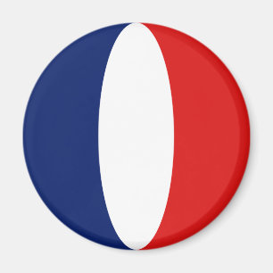 France Fisheye Flag Magnet