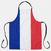France flag All-Over Print Apron Schort (Voorkant)