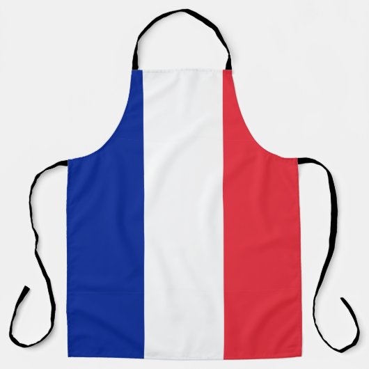 France flag All-Over Print Apron Schort (Voorkant)