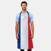 France flag All-Over Print Apron Schort (Gedragen)