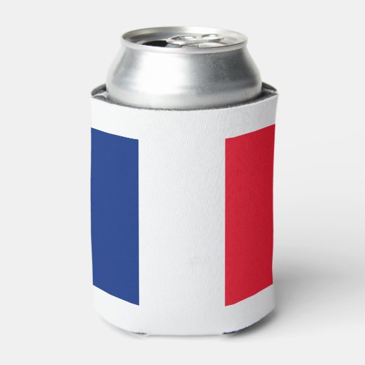 France Flag Blikjeskoeler (Blikje Voorkant)