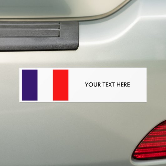 FRANCE FLAG Bumpersticker (Op auto)
