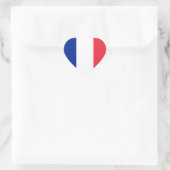 France Flag Heart Sticker (Tas)