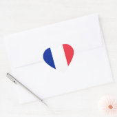 France Flag Heart Sticker (Envelop)