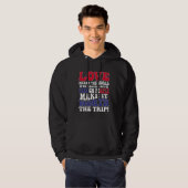 France Flag Men & Women Cute Til French Hoodie (Voorkant volledig)
