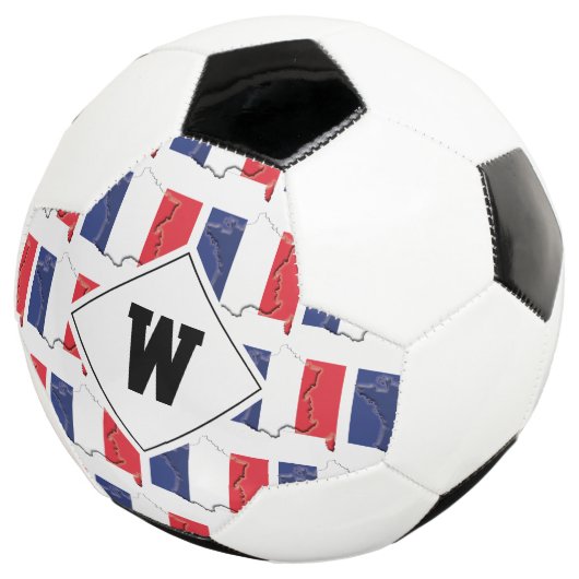 FRANCE FLAG Monogram Voetbal (Drie kwart)