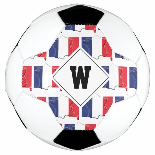 FRANCE FLAG Monogram Voetbal (Voorkant)