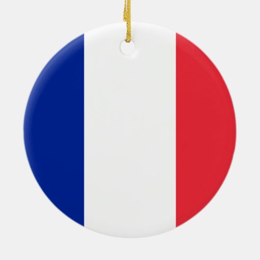 France Flag Ornament (Achterkant)