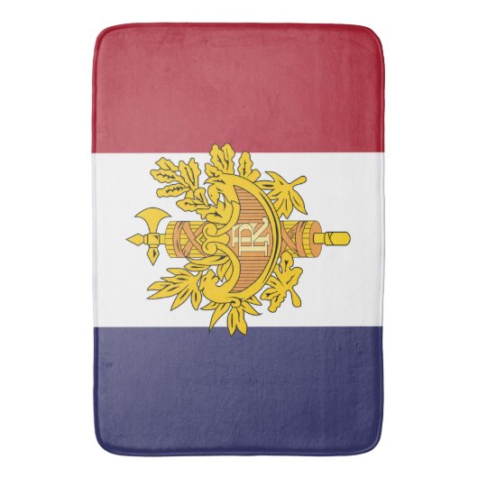 France flag phone case badmat (Voorkant Verticaal)