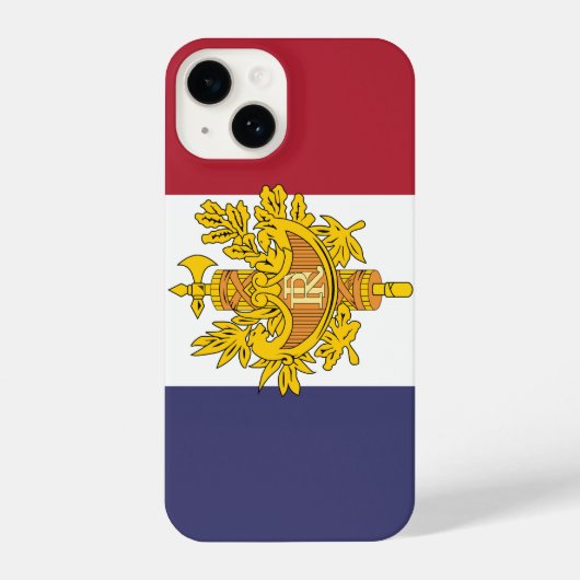France flag phone case iPhone hoesje (Achterkant)