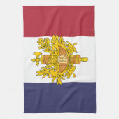 France flag phone case theedoek (Verticaal)