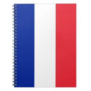 France Flag Spiral Photo Notitieboek