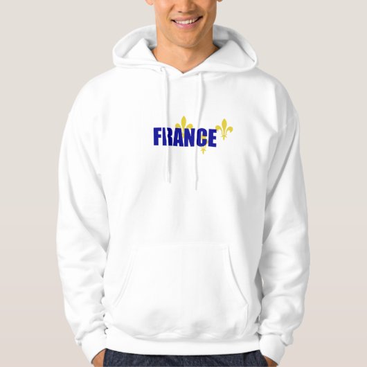 France Fleur-de-lys Royaliste Hoodie (Voorkant)