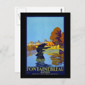 France Fontainebleau Avon Briefkaart (Voorkant / Achterkant)